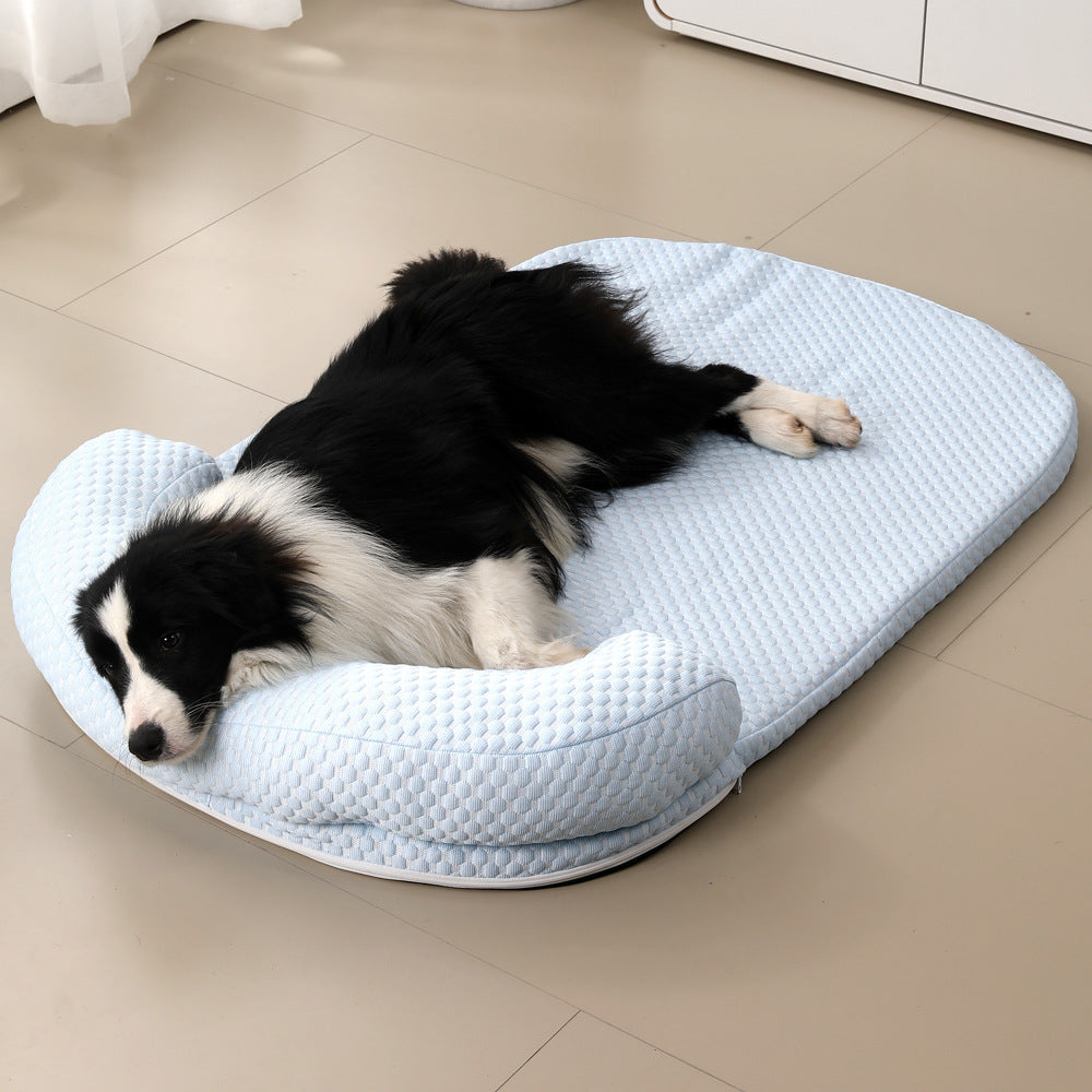 Cooling Pet Mat for Summer β Breathable Ice Gel Kennel Pad for Dogs & Cats